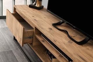 Meuble TV 2 tiroirs - 180 x 50 x 40 cm