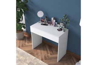 Coiffeuse 1 tiroir - 90 x 76,8 x 45 cm