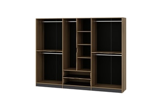 Armoire 10 portes Elina - 277 x 208 x 52 cm