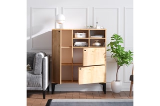 Meuble de rangement 3 portes - 100 x 35 x 125 cm