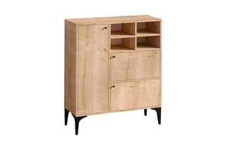 Meuble de rangement 3 portes - 100 x 35 x 125 cm