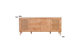 Buffet 4 portes - 180 x 81 x 41 cm