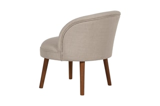 Fauteuil Nice - Beige et naturel - En polyester