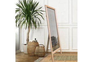 Miroir en bois Cheval - 45 x 145 cm - Naturel