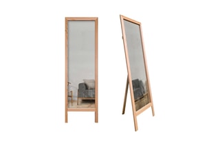 Miroir en bois Cheval - 45 x 145 cm - Naturel