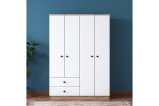Armoire 4 portes - 120 x 42,5 x 170 cm