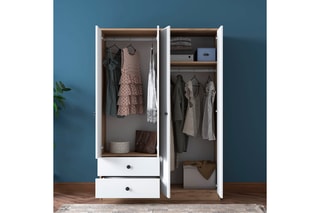 Armoire 4 portes - 120 x 42,5 x 170 cm