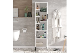 Armoire 2 portes VI1-W - 45 x 173,6 x 35,5 cm