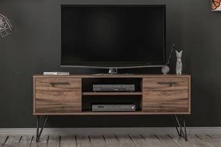Meuble TV 2 abattants - 120 x 50 x 35 cm