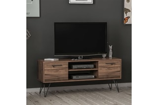 Meuble TV 2 abattants - 120 x 50 x 35 cm