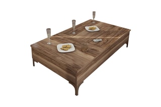 Table basse - 69,2 x 28 x 121 cm