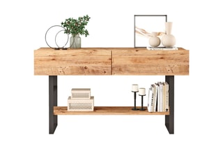 Console 2 abattants - 138 x 75,7 x 43 cm