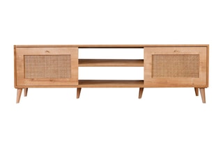 Meuble TV 2 abattants - 180 x 55 x 41 cm