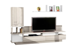 Meuble TV avec étagère Como - 149 x 171 x 31 cm