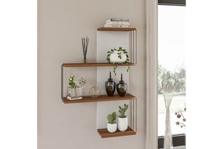 Etagère murale 4 niveaux cambel - 64 x 96 x 19 cm