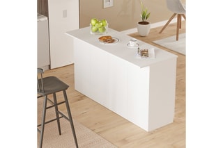 Ilot de cuisine 4 portes OR1 - 160 x 90 x 60 cm