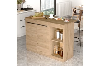 Ilot de cuisine 2 portes OR2 - 120 x 88,2 x 60 cm
