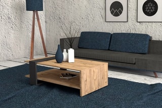 Table basse Ova - 80 x 55 x 35 cm