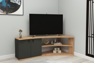 Meuble TV 2 portes Termera - 138 x 48,6 x 67,7 cm