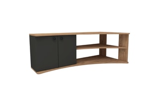 Meuble TV 2 portes Termera - 138 x 48,6 x 67,7 cm