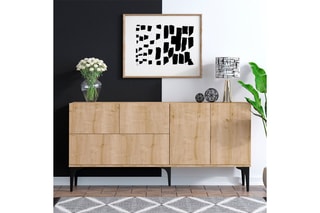 Console 4 portes - 150 x 75 x 35 cm