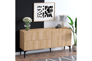 Console 4 portes - 150 x 75 x 35 cm