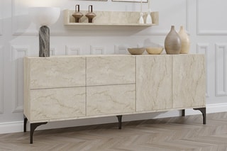 Buffet 2 portes Stella - 180 x 80 x 40 cm