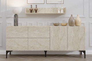 Buffet 2 portes Stella - 180 x 80 x 40 cm