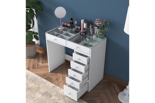 Coiffeuse 7 tiroirs BJ107 - 90 x 79,8 x 44,5 cm