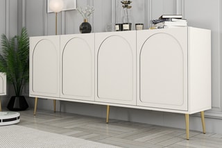 Buffet 4 portes Lyon 80 - 180 x 80 x 35 cm