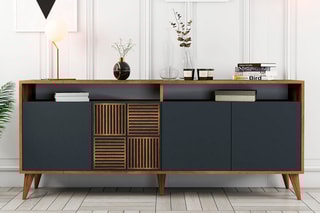 Buffet 4 portes - 180 x 35 x 78,6 cm