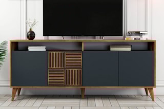 Buffet 4 portes - 180 x 35 x 78,6 cm