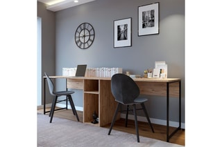 Bureau double Ikili Calisma Masasi L196 - 240 x 60 x 74 cm