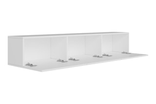 Meuble TV mural 3 abattants - 150 x 30 x 32 cm