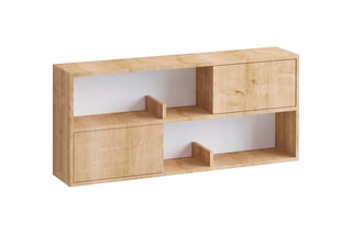 Etagère murale 2 portes - 120 x 50 x 22 cm