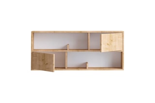 Etagère murale 2 portes - 120 x 50 x 22 cm