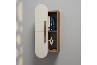 Etagère murale 2 niveaux Rose - 35 x 60 x 22 cm