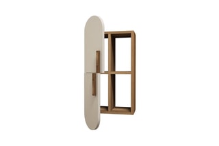 Etagère murale 2 niveaux Rose - 35 x 60 x 22 cm