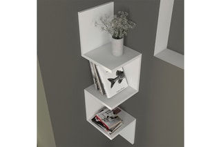 Etagère murale 3 niveaux Corner - 25 x 105,4 x 25 cm