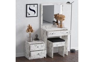 Ensemble coiffeuse Nice - 3 pièces