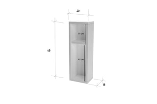 Table de chevet Turra - 20 x 65 x 15 cm