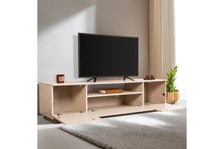 Meuble TV 3 abattants Veramont - 180 x 44,6 x 44,5 cm