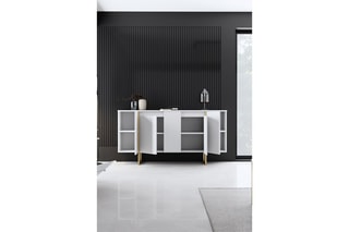Buffet 4 portes - 160 x 80 x 35 cm