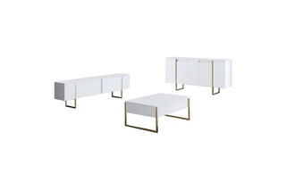 Buffet 4 portes - 160 x 80 x 35 cm
