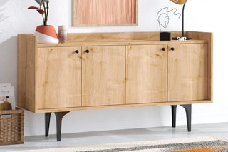 Bahut 4 portes - 150 x 40 x 80 cm