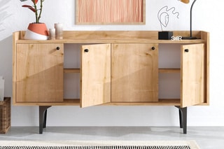 Bahut 4 portes - 150 x 40 x 80 cm