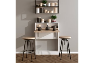 Meuble table dépliante - 70 x 90 x 15 cm