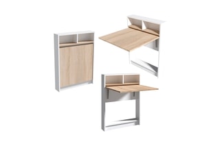 Meuble table dépliante - 70 x 90 x 15 cm
