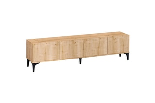 Meuble TV 4 portes - 180 x 50 x 35 cm