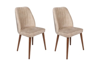 2 chaises Alfa  - Structure en bois de charme -  50 x 90 x 49 cm